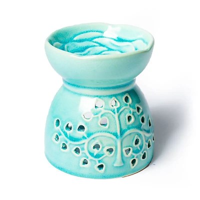 Tree of Life Oil burner Turquoise